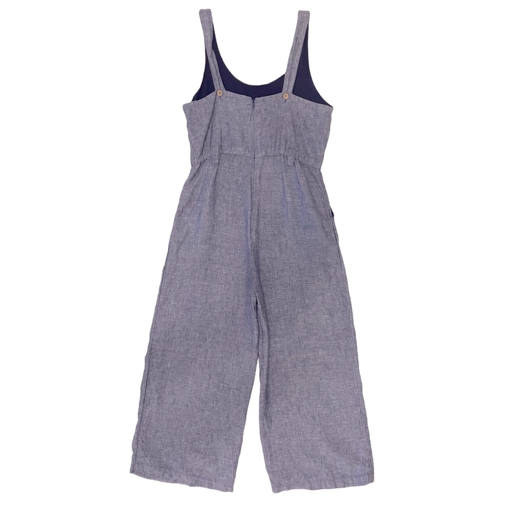 Linen Chambray Jumpsuit - Picture 4 of 10